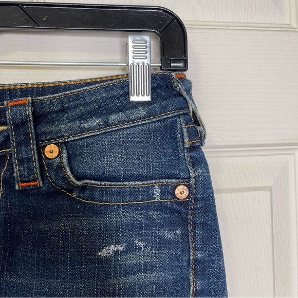 True Religion Women’s Booty Jeans Shorts Sz 24 - Picture 3 of 9